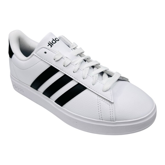 adidas gazelle silver green womens adidas Women's Grand Court 2.0 Tennis Shoes – League Outfitters main image 1